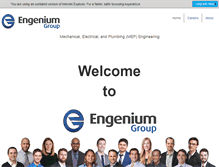 Tablet Screenshot of engeniumgroup.com